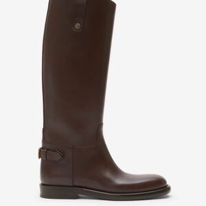 Burberry Brown Over the Knee Boots